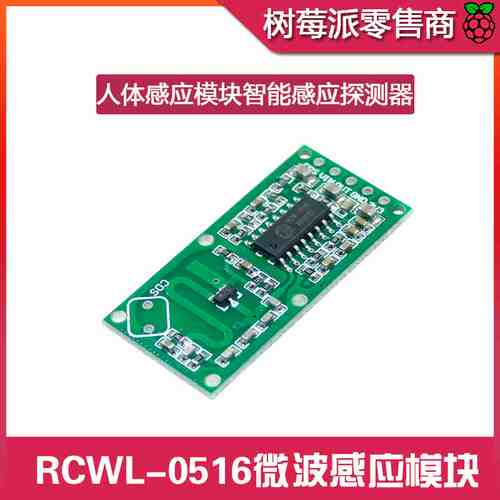 RCWL-0516微波感应模块 人体感应防盗报警 移动物体穿透检测DIY