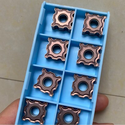 船厂用双面修磨倒角机刀片SNMG12T408-R2 R2.5 R3圆弧R角不锈钢刀