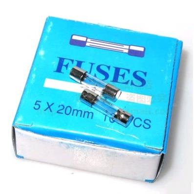 蓝盒延时慢断保险丝T0.5/1/2/3/5/8/10/15A  5*20MM6*30 保险管