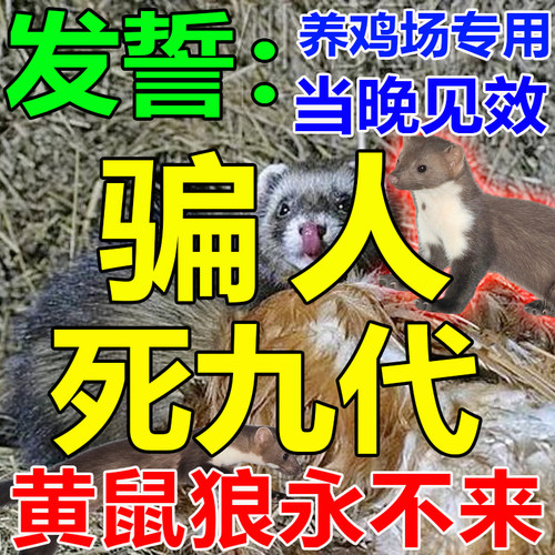 【驱黄鼠狼专用药】永不再来