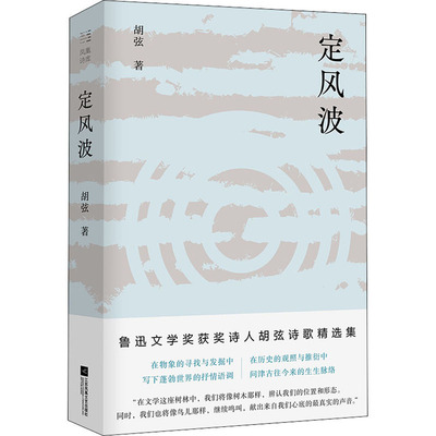 定风波 胡弦 著 江苏凤凰文艺出版社 9787559458971 诗歌