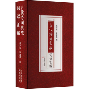 古代诗词典故词语汇编 吴洪业,耿建华 编 天津古籍出版社