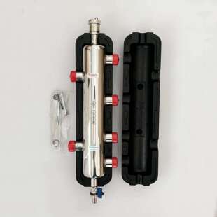 地暖耦合罐壁挂炉专用分水器混水缸耦罐二进四出不锈钢304去藕罐