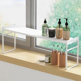热卖小型收纳厨房窗台置物架超窄款延伸板窗户桌面伸缩空间利用