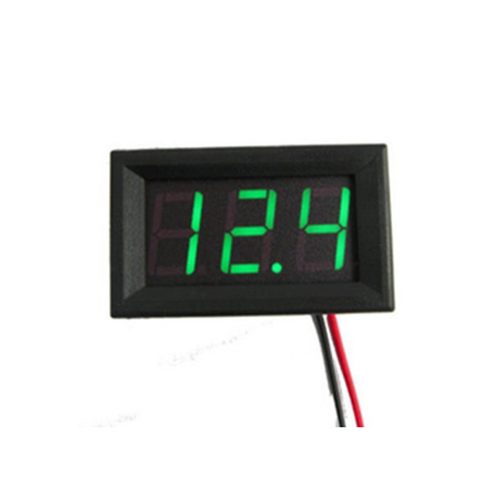 0.36寸带外壳两线2.5-30V三线0-100V直流电压表 数字数显电压表头