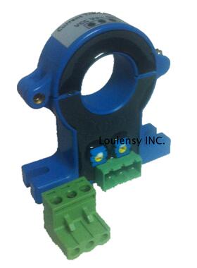 开口款交流输入0-500A电源24VA输出4-20mA dc电流变送器传感器