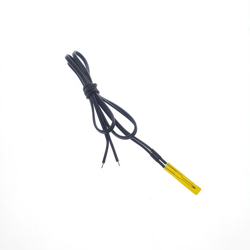 薄膜热敏电阻NTC10K B值3950 MF55温度传感器 超薄贴片带线测温头