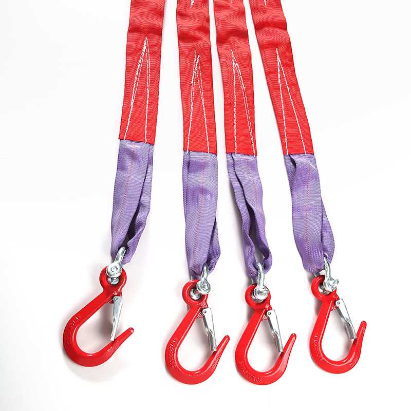 新扁平吊带起重吊带组合吊具 成套吊装带索具 模具吊装工具