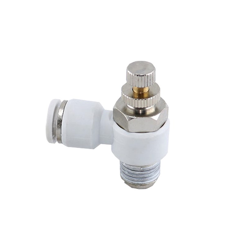 气动白色快插管接头气缸调速节流阀SL4-M5/6-01 8-02 10-03 Z12-0