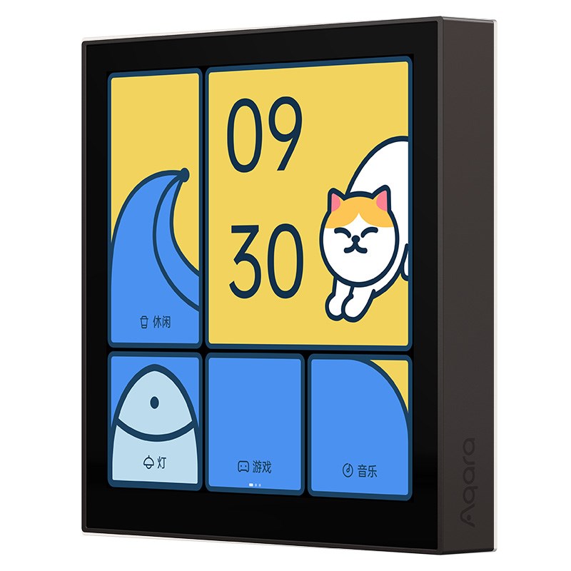 Aqara绿米智能妙控开关S1E控制面板接入米家 HomeKit全面触屏零火