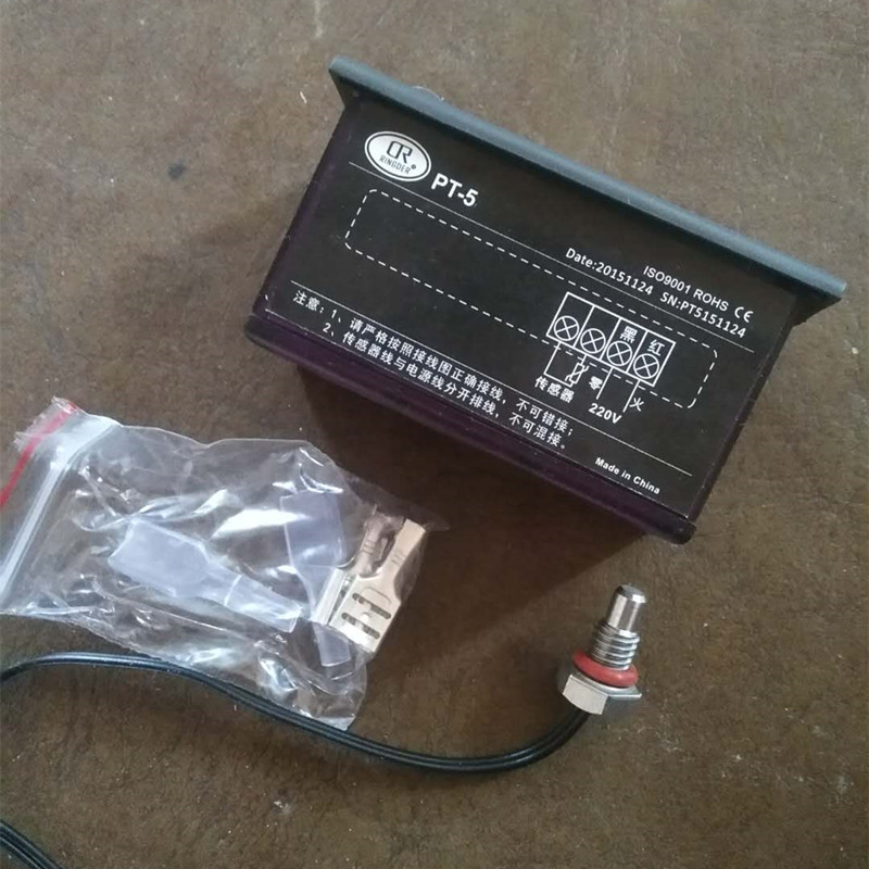 嵌入式温度显示器测量仪螺纹传感探头高精度电子数显水温表车改装