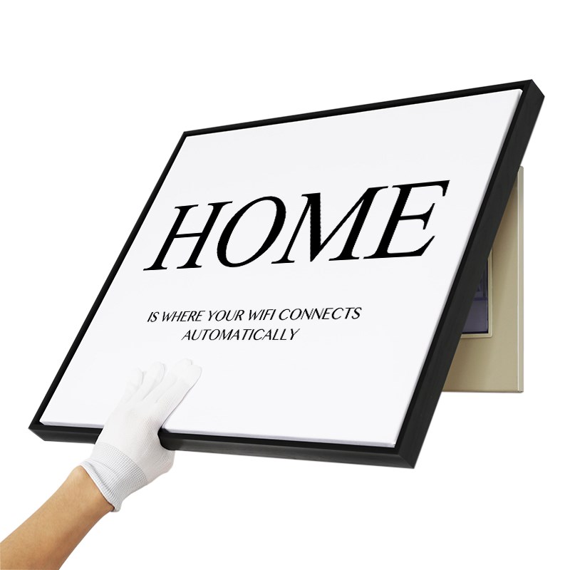 电表箱装饰画北欧风格客厅现关配电箱免打孔遮挡弱电表盒挂画