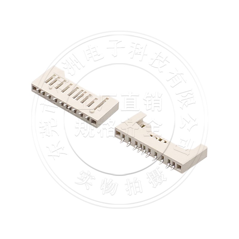 SD卡座 SD短体 简易式 10P 带柱 SMT贴片式 全塑 黑色/白色 接口