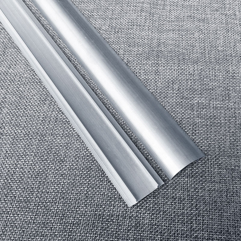 铝合金金属地线槽弧形加厚自粘防踩走线槽电线网线贴地地板保护槽