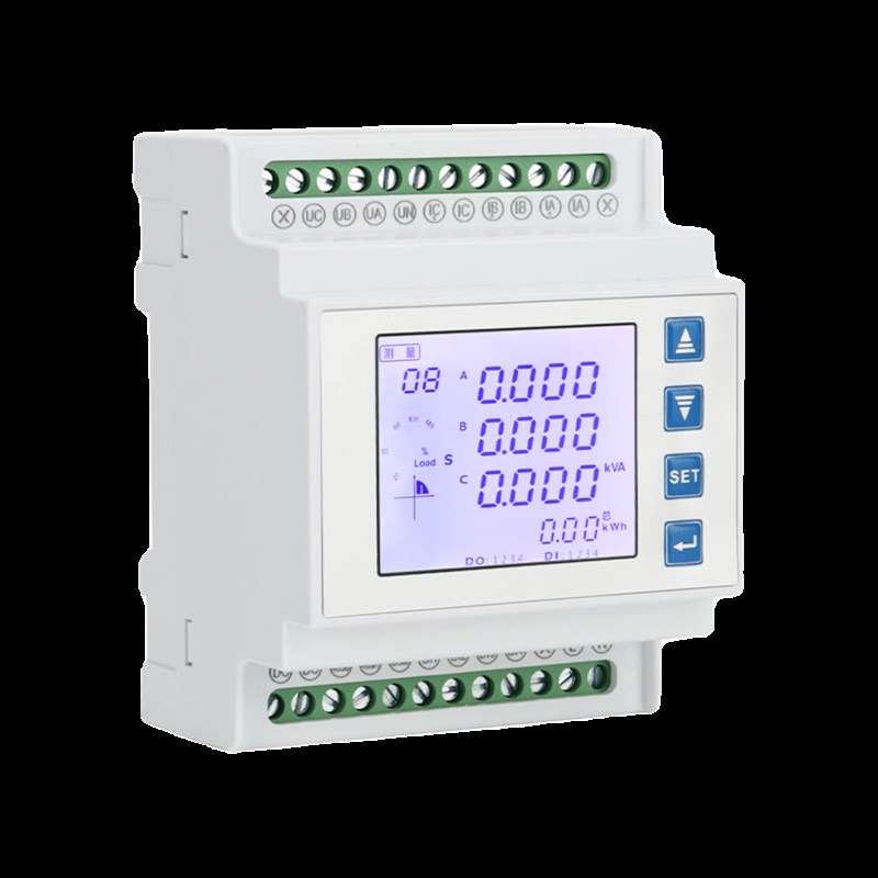 卡导轨电流电压功率电量多功能表仪表RS485通讯电能表谐波费率表