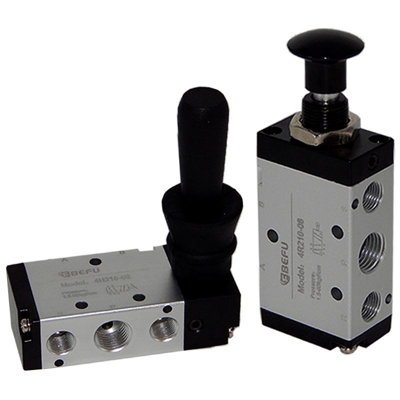 气动3R/4R210-08手拉s阀 3H/4H210-08手板阀 控制开关推拉式手推