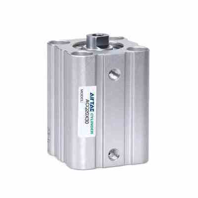 亚德客超薄气缸ACQ12*5SB外牙型ACQ12X10S内牙X15 20 25 30 35 40