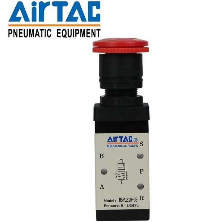 亚德客自锁型机械阀M5PL110-06/M5PL210-06/M5PL210-08/G/B/R