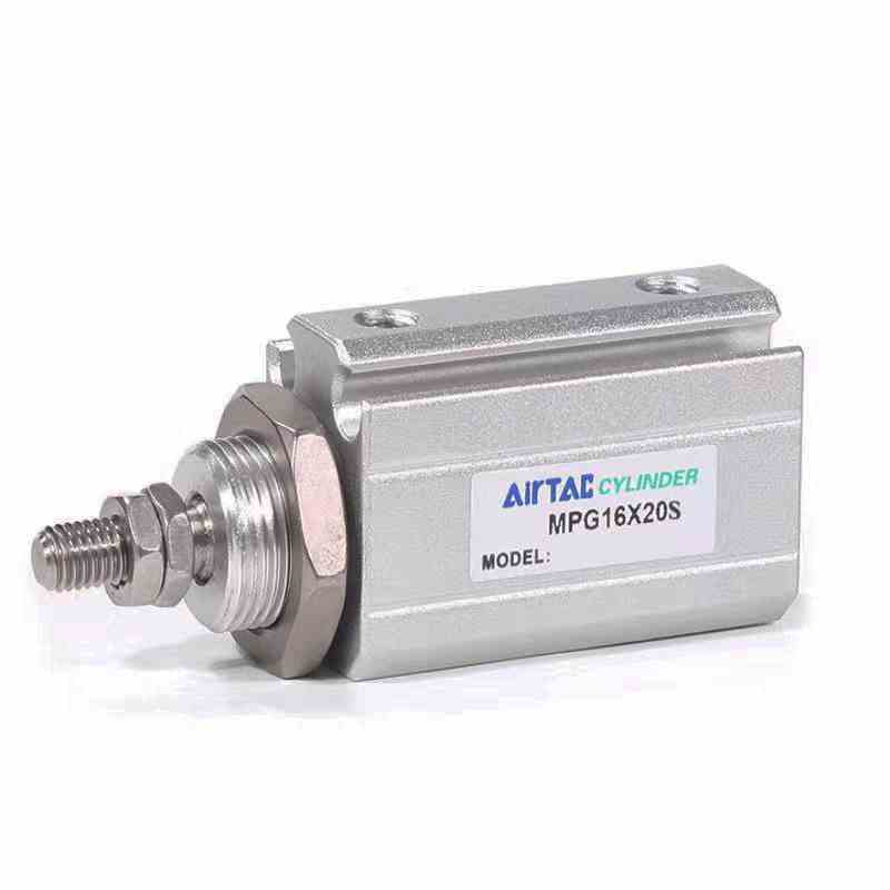 MPG6*5N无牙亚德客面板型气缸MPG6X10S外牙15 20 25 MPG8X30 3540