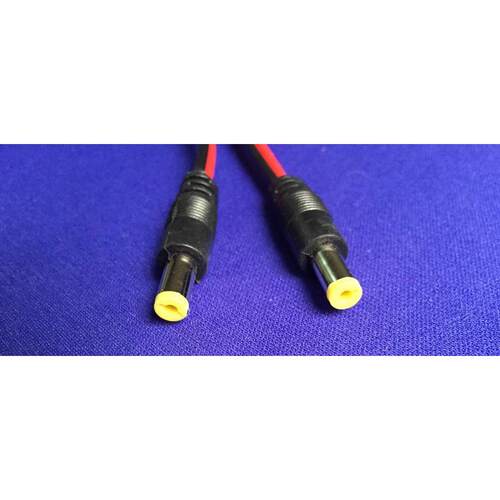 纯铜芯DC电源线监控摄像机电源接头红黑公头线集中供电12V24VDC头