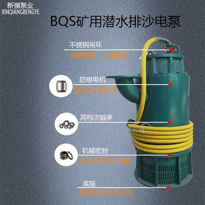 50-100/2-30/用隔爆型潜水排污排沙电泵 新强泵业