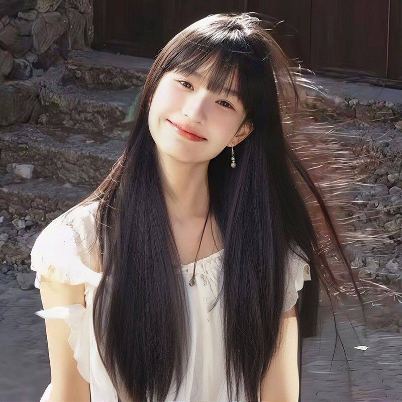 【轻氧邻妹】假发女长发气质黑色长直发全头套网红自然逼真推荐透