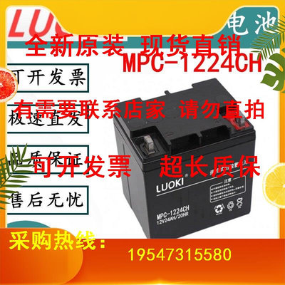 LUOKI洛奇UPS蓄电池MPC-1217CH免维护12V17AHEPS直流屏太阳能专用