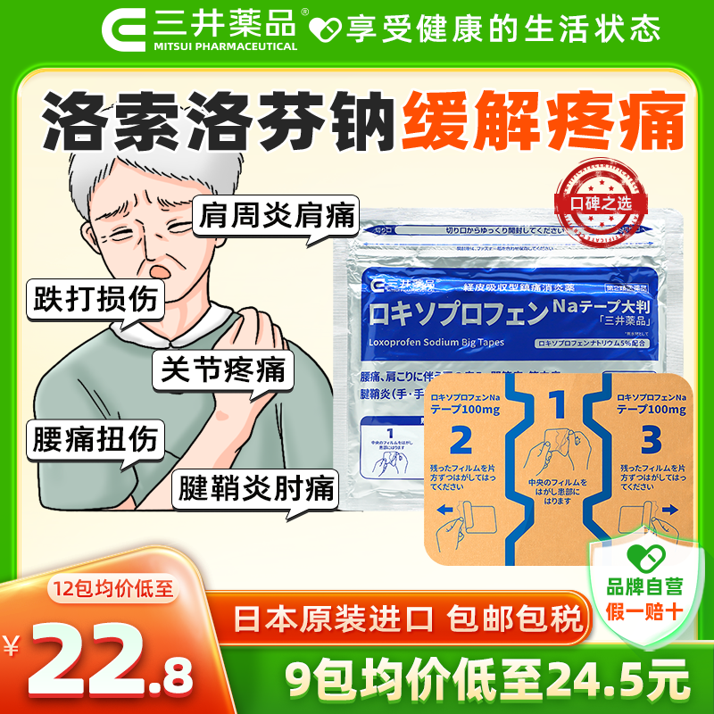 缓解腰痛、肩周炎伴随的肩痛 关节痛 肌肉痛
