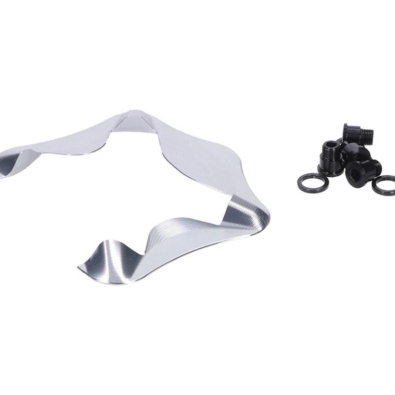 波兰 Alugear 公路车气动盘片四爪R8100/R9200 超轻牙盘盘片 双盘