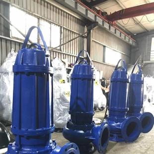 防爆型不锈钢排污潜水泵 WQ145 三p相380v污水潜水泵 自动 7.5