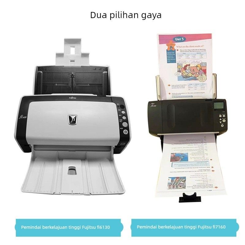 富士通Fi7160扫描仪自动连续多张快速扫描双面A4高速彩色专业办公