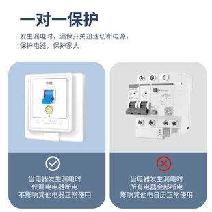 漏电保护插座16a3匹空调柜机2P漏保开关插座面板带开关32安热水器