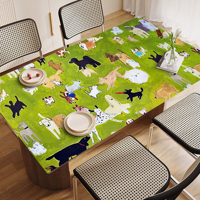 荷囊高级感皮革pvc桌垫小茶几垫子防烫桌布免洗防水防油轻奢餐垫