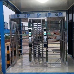 全高转闸门单通道全高十字转闸火车站工地双通道全高转闸旋转门