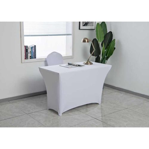 300克特厚弹力长方形桌套罩会展宴会签到弹力长条桌桌布套不透光