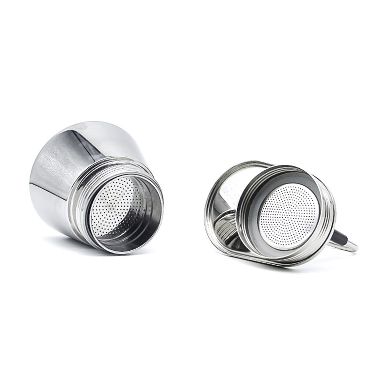 单管意式摩卡壶意式咖啡壶浓缩手冲咖啡机3N04不锈钢咖啡壶家用