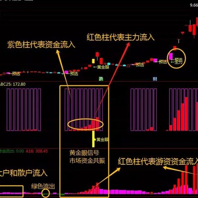 主游资金流入黄金眼专为捕获主力游资资金进出设计的套装指标