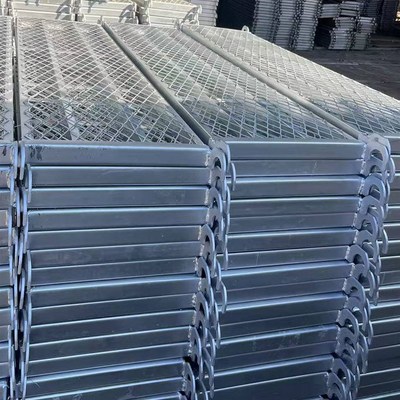 脚手架踏板镀锌方管边沟铆钉踏板冲孔板踏板活动架子台板