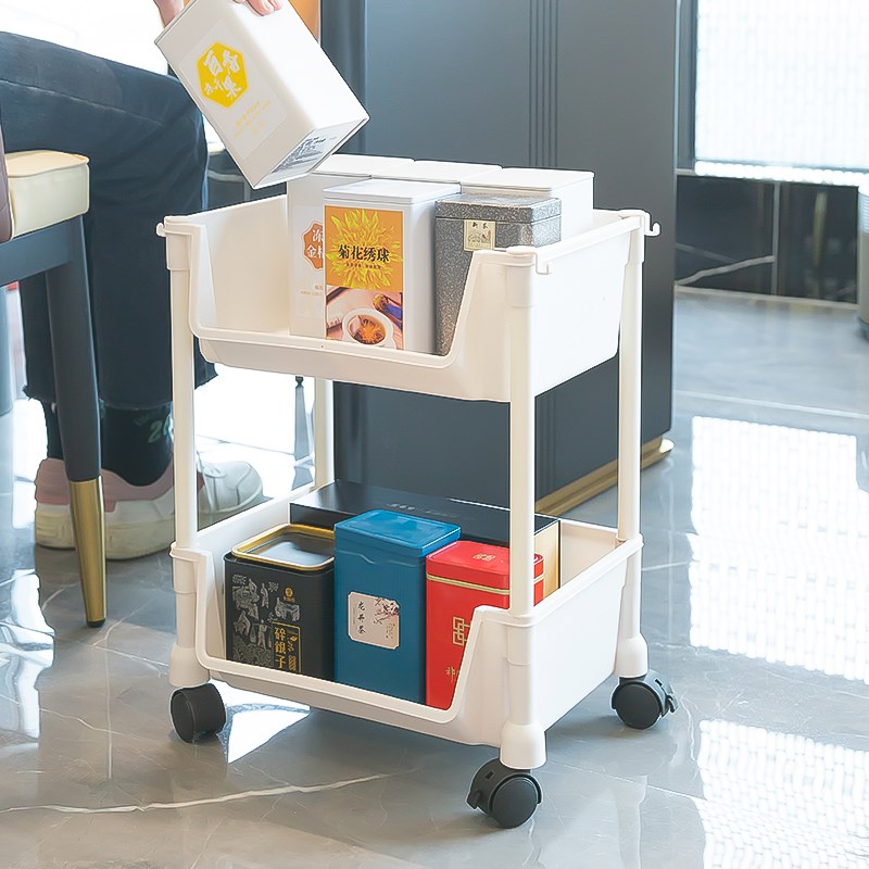 可移动落地简易书架置物架儿童玩C具收纳架桌面收纳浴室厨房置物
