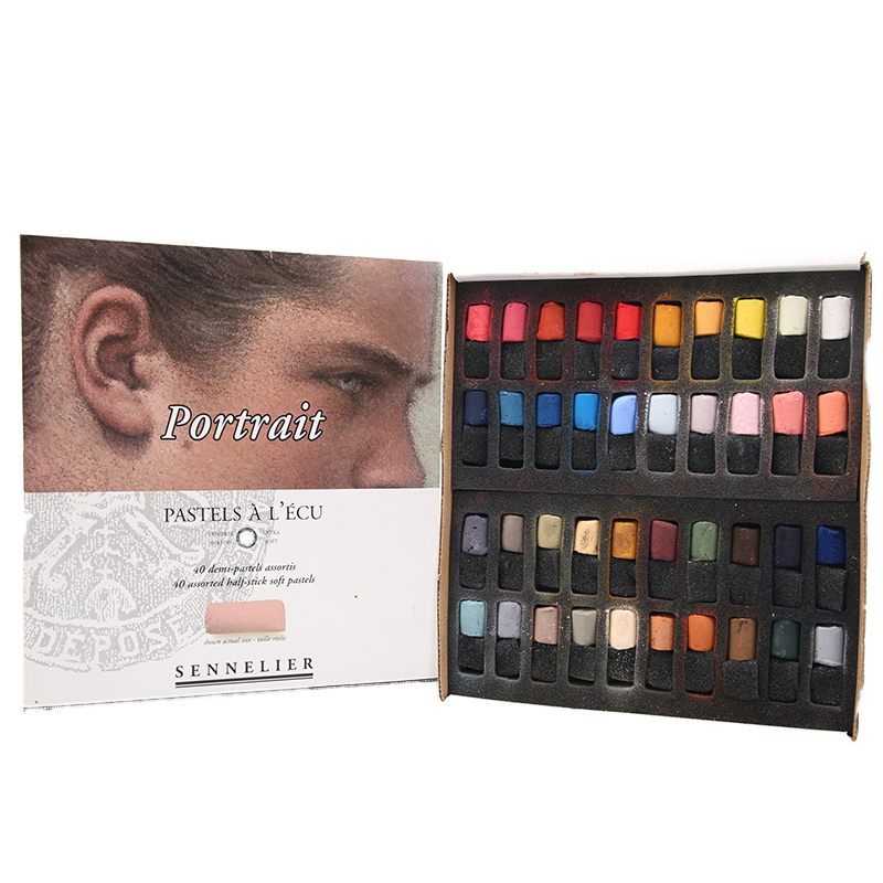 法国申内利尔 BJD40色人像色粉分D装软质粉彩 娃上色 娃状色粉分