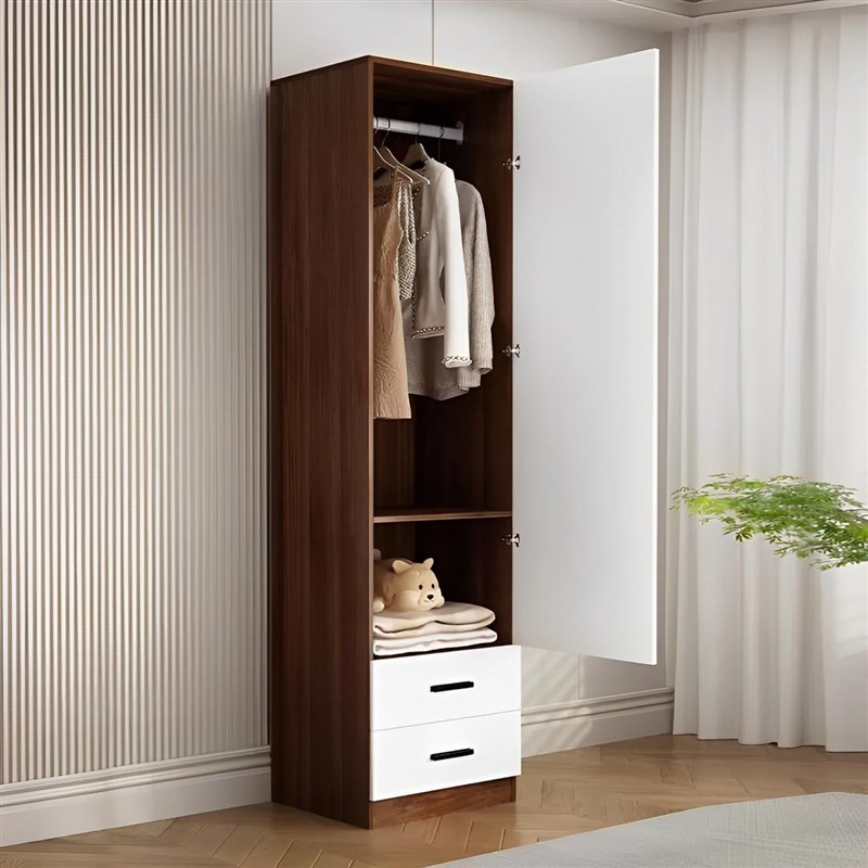 衣柜卧室家用儿童多层储物柜出租房用简易组P装定制结实耐用衣橱