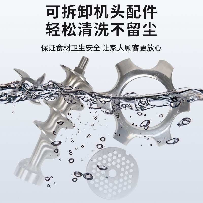 商用绞肉机多功能电动绞切一体机大功率H绞肉馅切肉片切丝肉铺超