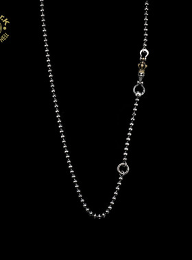 Arthur.K 道化师系列日本原创手工做旧925银男女串珠项链不限量