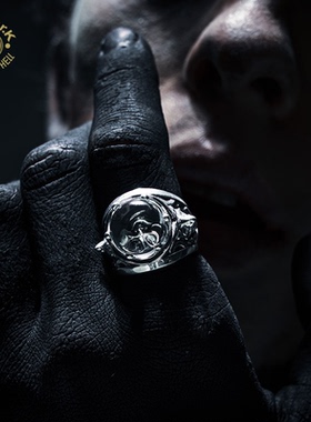 Arthur.K 伊邪那美系列日本手工做旧925银拂晓女小丑戒指不限量