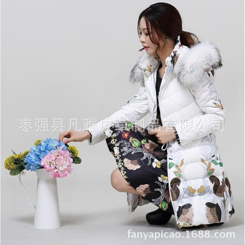 厂家白色大貉子毛条貉子帽条貉子毛大帽领 支持来样 加工染色批发