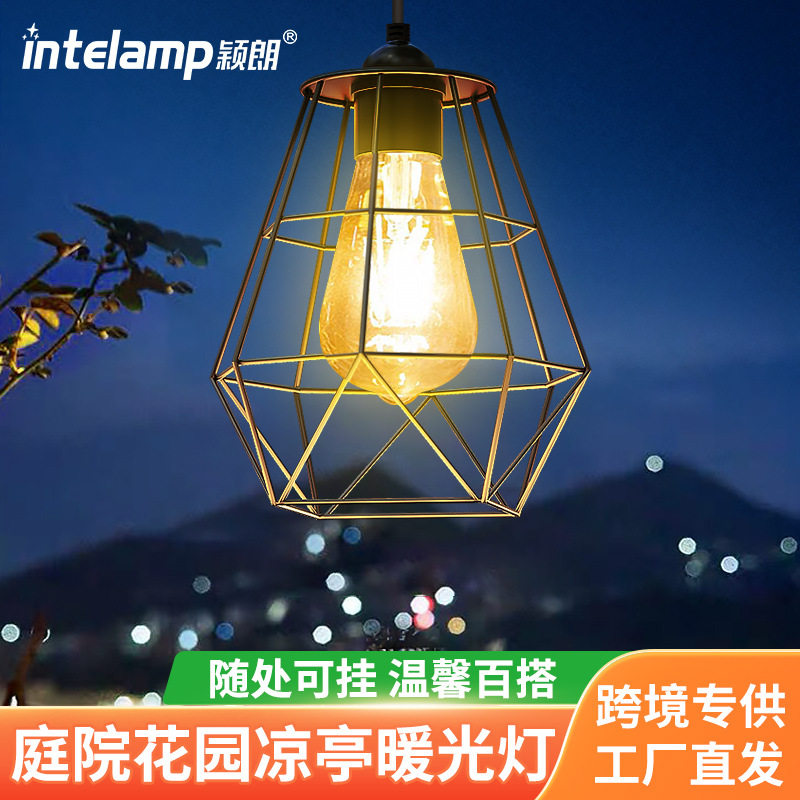 颖朗太阳能LED户外防水吊灯