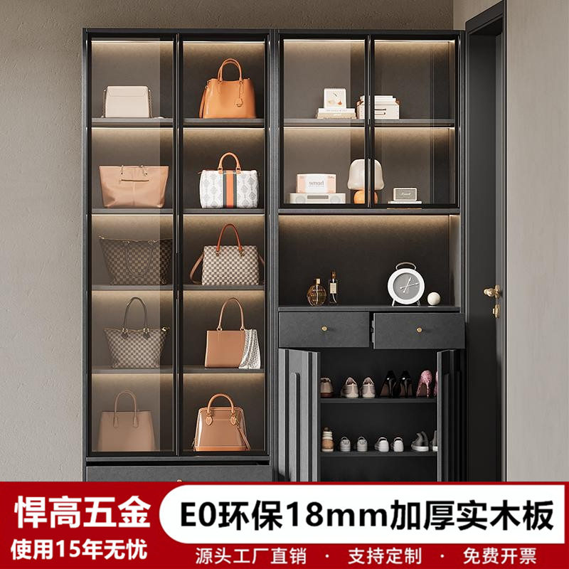 实木书柜客厅卧室玄关收纳展示