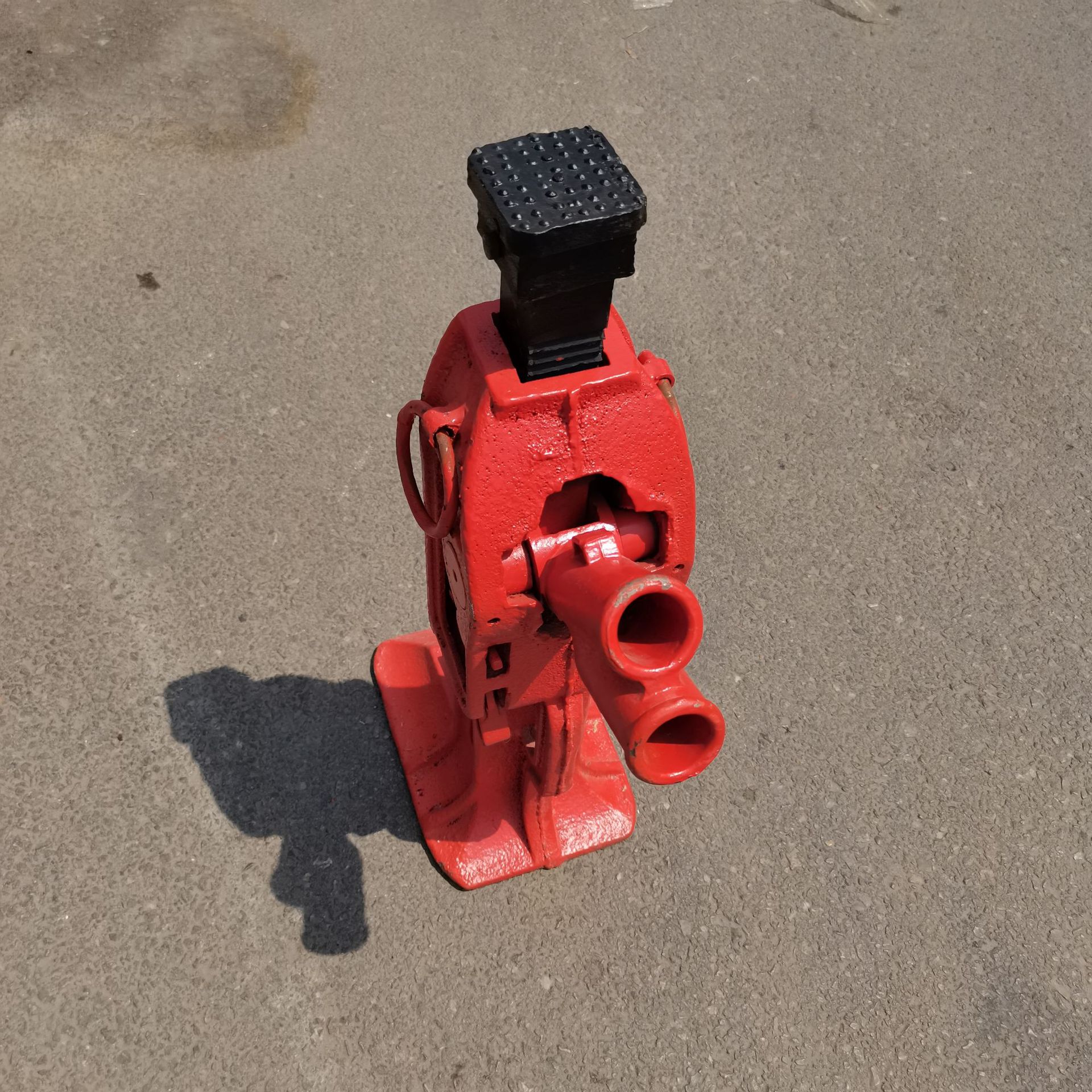 手压齿条千斤顶10T5T起道机机械式起重工具轨道顶升设备起道机