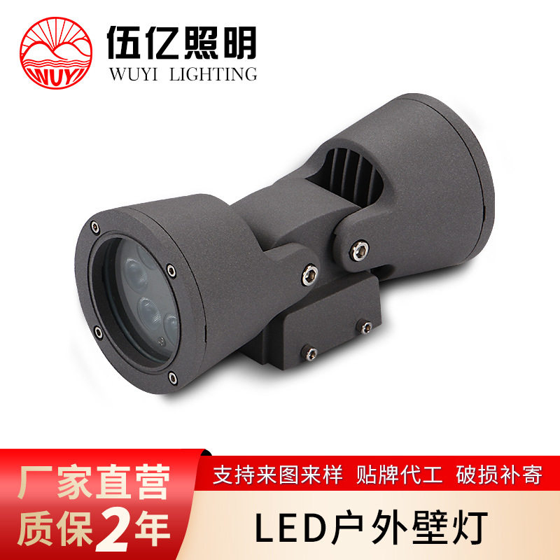户外LED双头洗墙灯10W防水