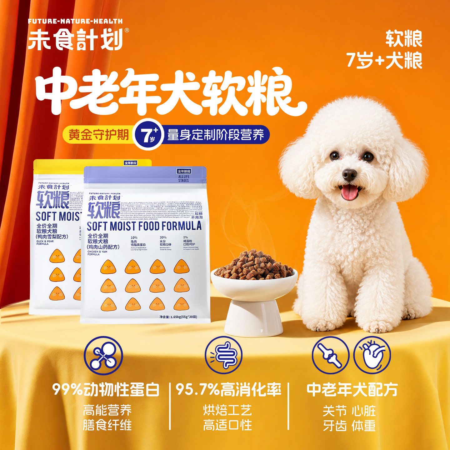 未食计划软粮老年犬狗粮试吃体验图片